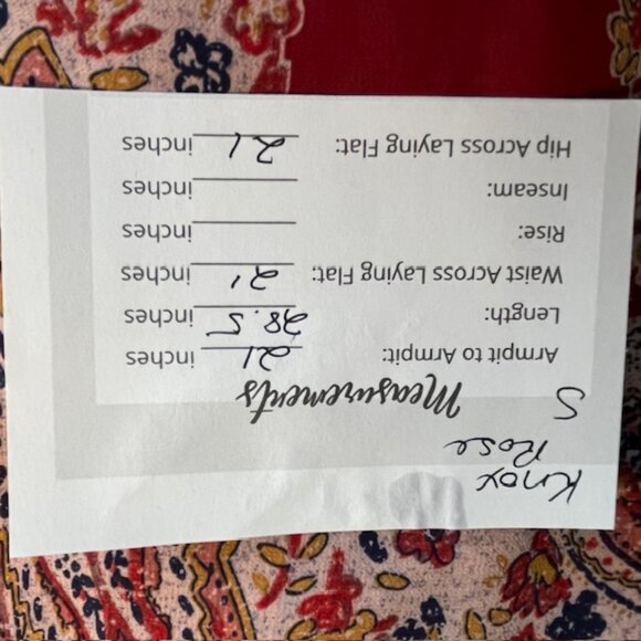 Knox Rose Burgundy Multicolor Floral Popover Top- Size S - Picture 14 of 14